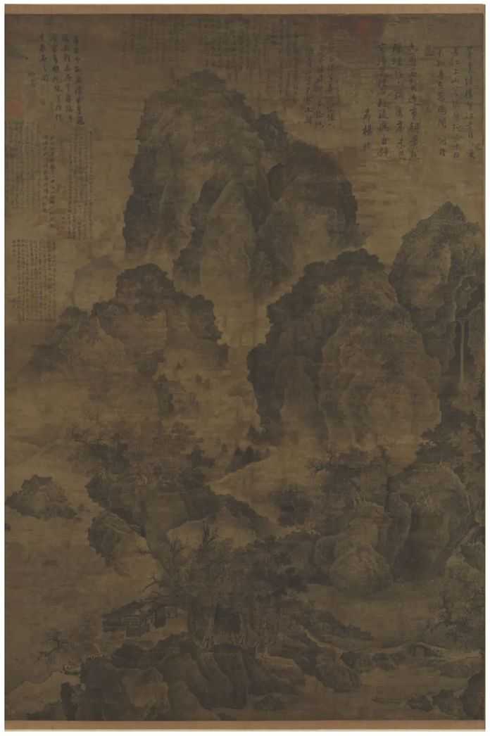 075dd4c3e1a15d82f95b76f7447c6f34da2ee46f 宋 范寬 臨流獨坐圖