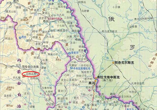 加格達奇作為鐵路樞紐，距離黑龍江的城市更近