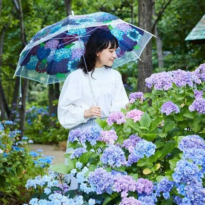 若是遇上雨天，密密麻麻的雨滴