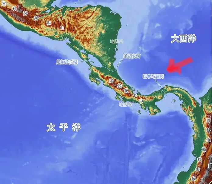 121470ba4fa6434b59ab36be9852691aac0caa9d 巴拿馬運河在地圖上的位置