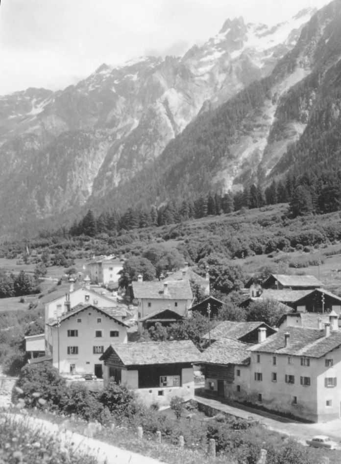 賈科梅蒂家鄉斯坦帕的風景，1961 年