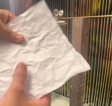 直接用熨斗弄平