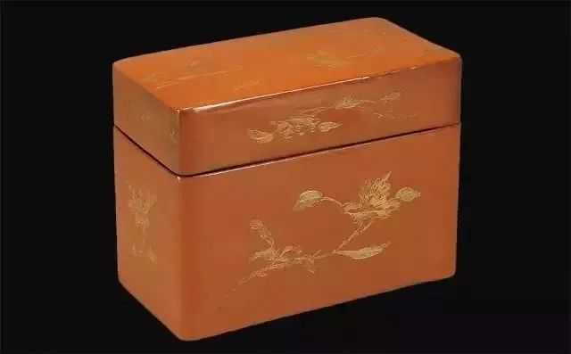 39a7625ccfa62b63c6118940c08da25de3b5b583 | 朱漆戧金人物花卉紋長方盒 南宋
