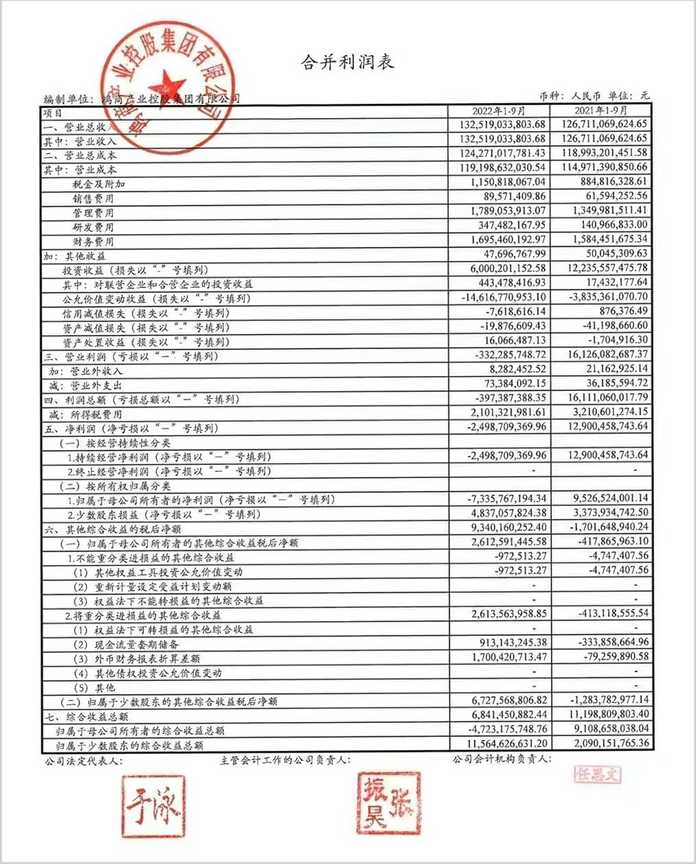 圖源：鴻商集團財報