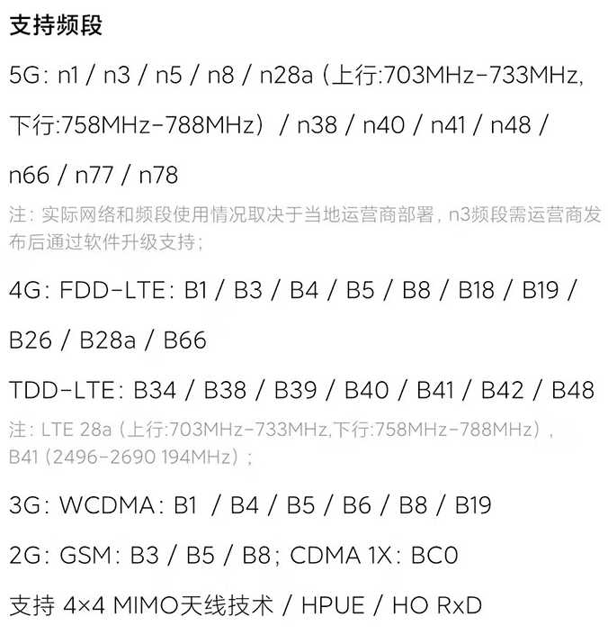 986eca16e06830c5be4d6996f7f0b9370de58488 (小米14 行動通訊支持頻段)