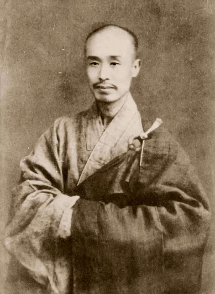 弘一法師四十一歲留影，1921