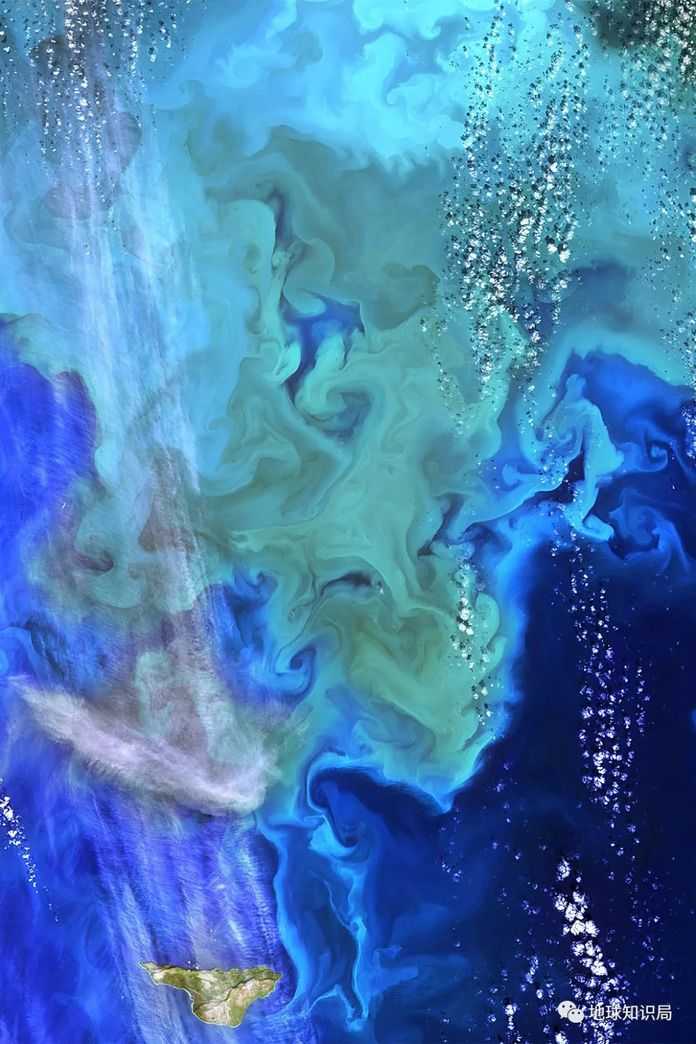 （阿拉斯加普里比洛夫群島附近 圖：NASA）