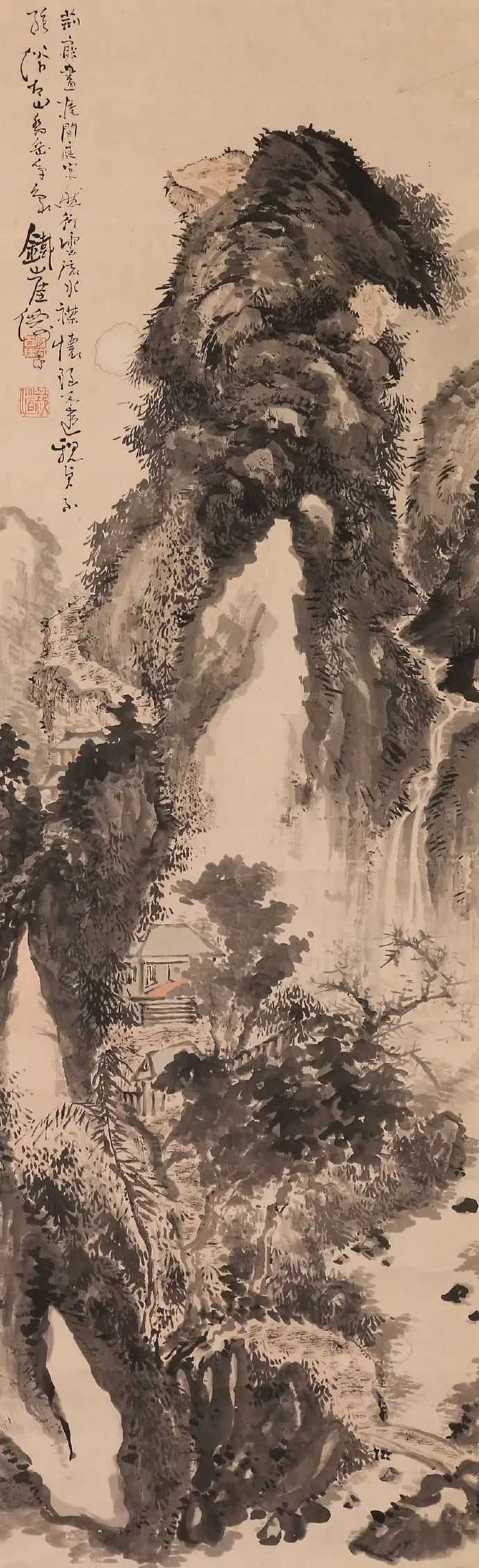 富岡鐵齋  山水