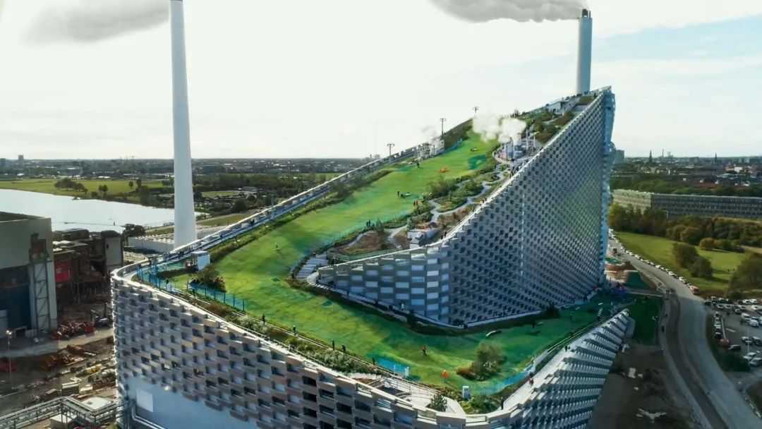發電廠的頂部