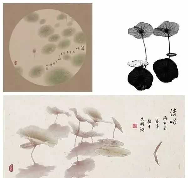 使用國畫意境拍攝簡潔作品