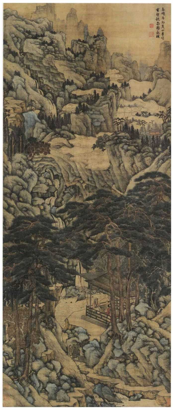 文徵明 雲壑觀泉圖