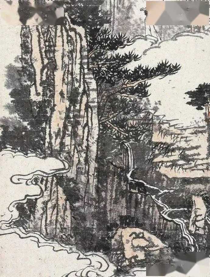 e5ebff93c74f8f27c37104dc00ef49fb15c3b6f9 黃秋園秋山高士圖(局部)