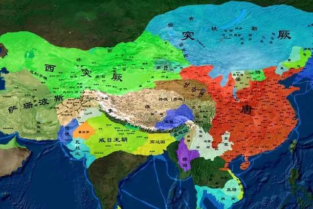 突厥的分佈