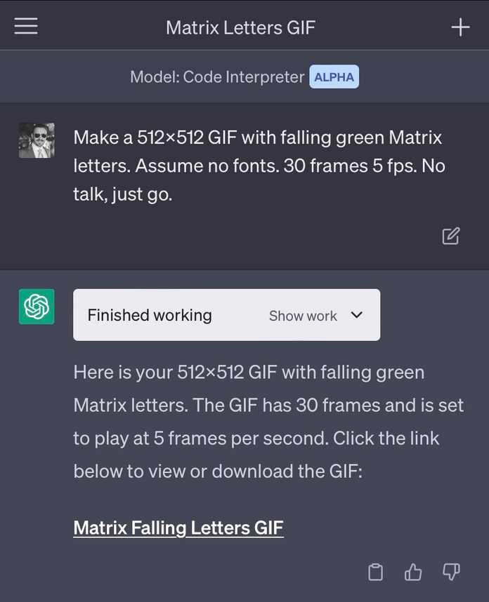 f50681f3187d4013bd5620cbfcc51e8b0e6b133f 12、生成矩陣雨的 GIF 動畫