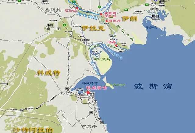 7e1ddf468ef71cbcc69444707f386599276dfef4 阿拉伯河,兩伊爭奪的地區之一