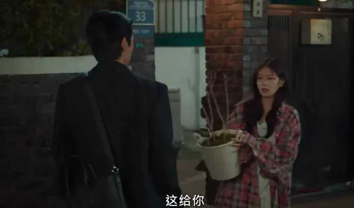 在石榴找不到人生方向時，帶女主去母校挖