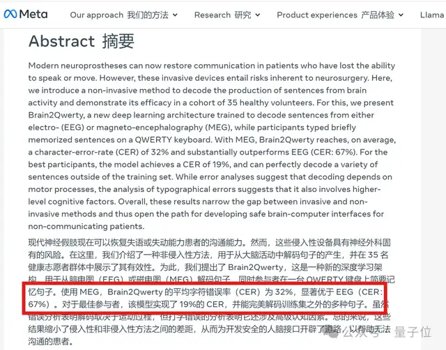 05a521604addc6a2d874f2d1204ec997 免手术AI读心术新突破!Meta脑机接口研究:能边睡边玩手机发帖了