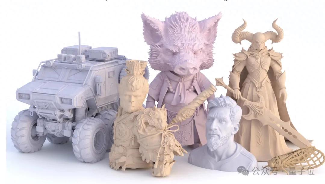 刷新3D生成上限!一键生成精细到毛发的3D资产 刷新3D生成上限!一键生成精细到毛发的3D资产