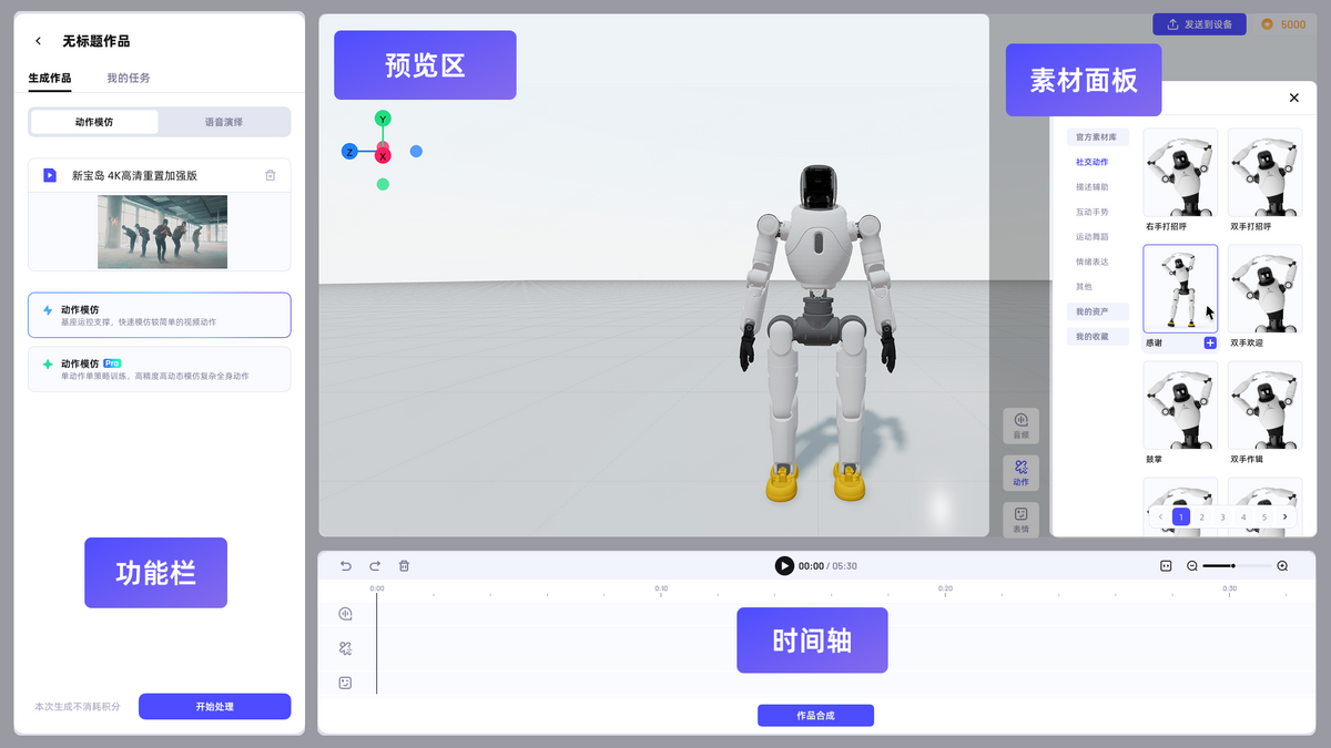 ad61649632c9a9c6113222e21ca8f00b 智元「灵创」平台来了!0 代码、0 门槛,人人都是机器人训练大师